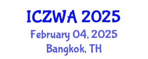 International Conference on Zoology and Wild Animals (ICZWA) February 04, 2025 - Bangkok, Thailand