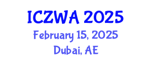 International Conference on Zoology and Wild Animals (ICZWA) February 15, 2025 - Dubai, United Arab Emirates