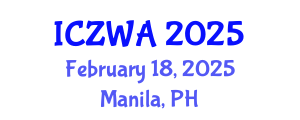 International Conference on Zoology and Wild Animals (ICZWA) February 18, 2025 - Manila, Philippines