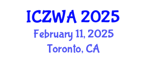 International Conference on Zoology and Wild Animals (ICZWA) February 11, 2025 - Toronto, Canada