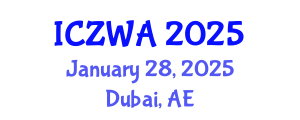 International Conference on Zoology and Wild Animals (ICZWA) January 28, 2025 - Dubai, United Arab Emirates