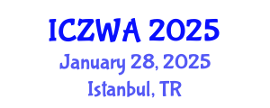 International Conference on Zoology and Wild Animals (ICZWA) January 28, 2025 - Istanbul, Turkey