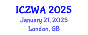 International Conference on Zoology and Wild Animals (ICZWA) January 21, 2025 - London, United Kingdom