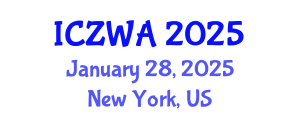 International Conference on Zoology and Wild Animals (ICZWA) January 28, 2025 - New York, United States