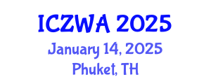 International Conference on Zoology and Wild Animals (ICZWA) January 14, 2025 - Phuket, Thailand