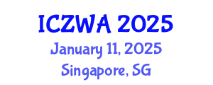 International Conference on Zoology and Wild Animals (ICZWA) January 11, 2025 - Singapore, Singapore