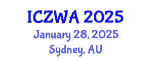International Conference on Zoology and Wild Animals (ICZWA) January 28, 2025 - Sydney, Australia