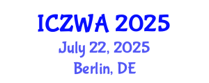 International Conference on Zoology and Wild Animals (ICZWA) July 22, 2025 - Berlin, Germany