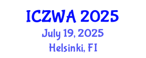 International Conference on Zoology and Wild Animals (ICZWA) July 19, 2025 - Helsinki, Finland