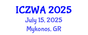 International Conference on Zoology and Wild Animals (ICZWA) July 15, 2025 - Mykonos, Greece