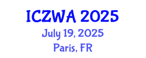 International Conference on Zoology and Wild Animals (ICZWA) July 19, 2025 - Paris, France