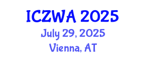 International Conference on Zoology and Wild Animals (ICZWA) July 29, 2025 - Vienna, Austria