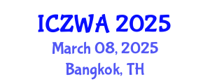 International Conference on Zoology and Wild Animals (ICZWA) March 08, 2025 - Bangkok, Thailand