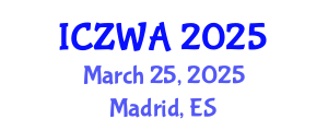 International Conference on Zoology and Wild Animals (ICZWA) March 25, 2025 - Madrid, Spain