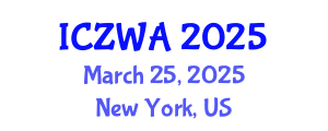 International Conference on Zoology and Wild Animals (ICZWA) March 25, 2025 - New York, United States