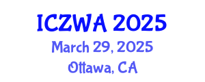 International Conference on Zoology and Wild Animals (ICZWA) March 29, 2025 - Ottawa, Canada