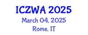 International Conference on Zoology and Wild Animals (ICZWA) March 04, 2025 - Rome, Italy