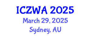 International Conference on Zoology and Wild Animals (ICZWA) March 29, 2025 - Sydney, Australia