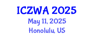 International Conference on Zoology and Wild Animals (ICZWA) May 11, 2025 - Honolulu, United States