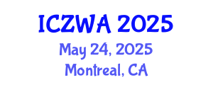 International Conference on Zoology and Wild Animals (ICZWA) May 24, 2025 - Montreal, Canada