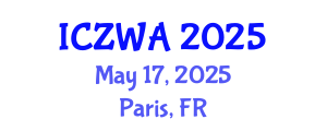 International Conference on Zoology and Wild Animals (ICZWA) May 17, 2025 - Paris, France