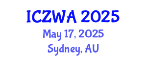 International Conference on Zoology and Wild Animals (ICZWA) May 17, 2025 - Sydney, Australia