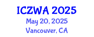 International Conference on Zoology and Wild Animals (ICZWA) May 20, 2025 - Vancouver, Canada