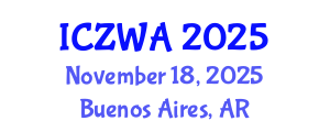 International Conference on Zoology and Wild Animals (ICZWA) November 18, 2025 - Buenos Aires, Argentina