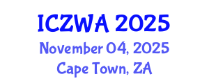 International Conference on Zoology and Wild Animals (ICZWA) November 04, 2025 - Cape Town, South Africa