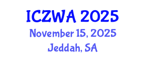 International Conference on Zoology and Wild Animals (ICZWA) November 15, 2025 - Jeddah, Saudi Arabia