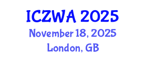 International Conference on Zoology and Wild Animals (ICZWA) November 18, 2025 - London, United Kingdom