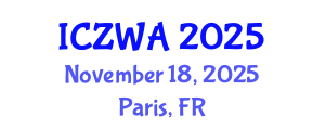 International Conference on Zoology and Wild Animals (ICZWA) November 18, 2025 - Paris, France