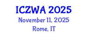 International Conference on Zoology and Wild Animals (ICZWA) November 11, 2025 - Rome, Italy