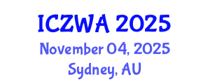 International Conference on Zoology and Wild Animals (ICZWA) November 04, 2025 - Sydney, Australia