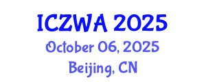 International Conference on Zoology and Wild Animals (ICZWA) October 06, 2025 - Beijing, China