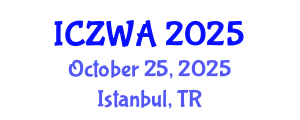 International Conference on Zoology and Wild Animals (ICZWA) October 25, 2025 - Istanbul, Turkey
