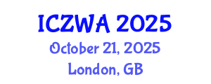 International Conference on Zoology and Wild Animals (ICZWA) October 21, 2025 - London, United Kingdom