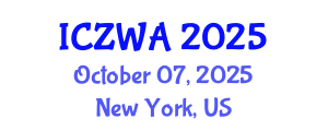 International Conference on Zoology and Wild Animals (ICZWA) October 07, 2025 - New York, United States