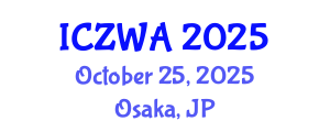 International Conference on Zoology and Wild Animals (ICZWA) October 25, 2025 - Osaka, Japan