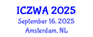 International Conference on Zoology and Wild Animals (ICZWA) September 16, 2025 - Amsterdam, Netherlands