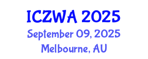 International Conference on Zoology and Wild Animals (ICZWA) September 09, 2025 - Melbourne, Australia