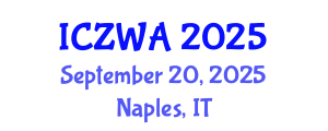 International Conference on Zoology and Wild Animals (ICZWA) September 20, 2025 - Naples, Italy
