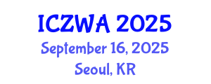 International Conference on Zoology and Wild Animals (ICZWA) September 16, 2025 - Seoul, Republic of Korea