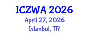 International Conference on Zoology and Wild Animals (ICZWA) April 27, 2026 - Istanbul, Turkey International Conference on Zoology and Wild Animals (ICZWA) April 27, 2026 - Istanbul, Turkey