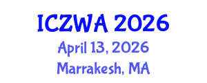 International Conference on Zoology and Wild Animals (ICZWA) April 13, 2026 - Marrakesh, Morocco International Conference on Zoology and Wild Animals (ICZWA) April 13, 2026 - Marrakesh, Morocco