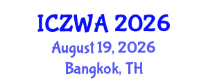 International Conference on Zoology and Wild Animals (ICZWA) August 19, 2026 - Bangkok, Thailand International Conference on Zoology and Wild Animals (ICZWA) August 19, 2026 - Bangkok, Thailand