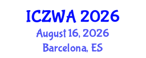 International Conference on Zoology and Wild Animals (ICZWA) August 16, 2026 - Barcelona, Spain International Conference on Zoology and Wild Animals (ICZWA) August 16, 2026 - Barcelona, Spain