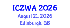 International Conference on Zoology and Wild Animals (ICZWA) August 21, 2026 - Edinburgh, United Kingdom International Conference on Zoology and Wild Animals (ICZWA) August 21, 2026 - Edinburgh, United Kingdom