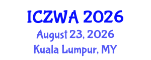 International Conference on Zoology and Wild Animals (ICZWA) August 23, 2026 - Kuala Lumpur, Malaysia International Conference on Zoology and Wild Animals (ICZWA) August 23, 2026 - Kuala Lumpur, Malaysia