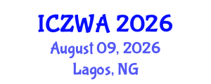 International Conference on Zoology and Wild Animals (ICZWA) August 09, 2026 - Lagos, Nigeria International Conference on Zoology and Wild Animals (ICZWA) August 09, 2026 - Lagos, Nigeria